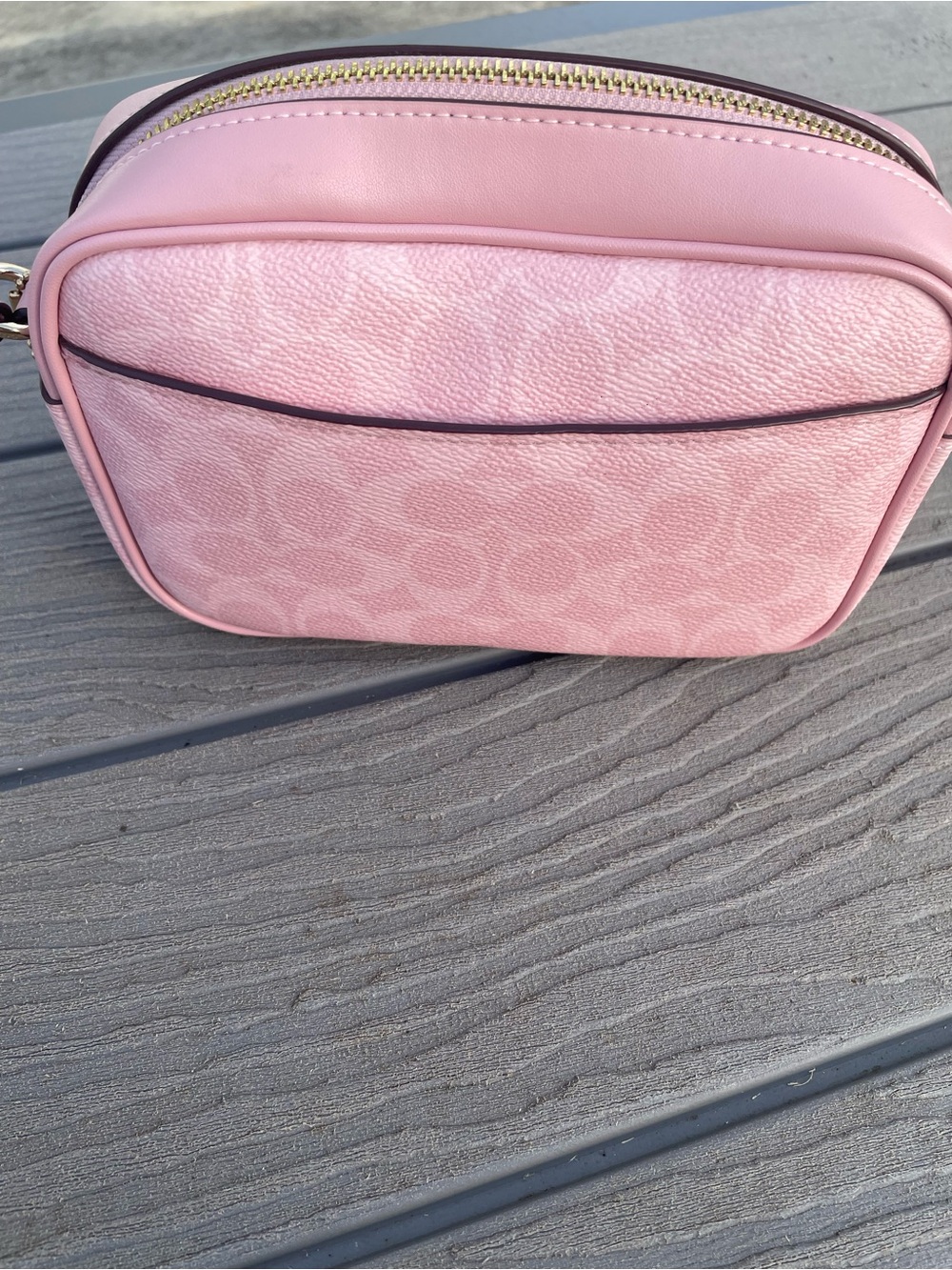 Coach Mini Jamie Pink Signature Crossbody - Picture 3 of 14